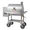 Stainless Steel Maverick 850 Wood Pellet Grill -Gourmet Grills pitts 850 stainless 1