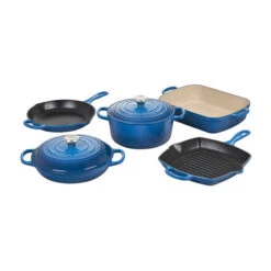 Le Creuset 7-Piece Cast Iron Set -Gourmet Grills rs18086 7piece mars lpr