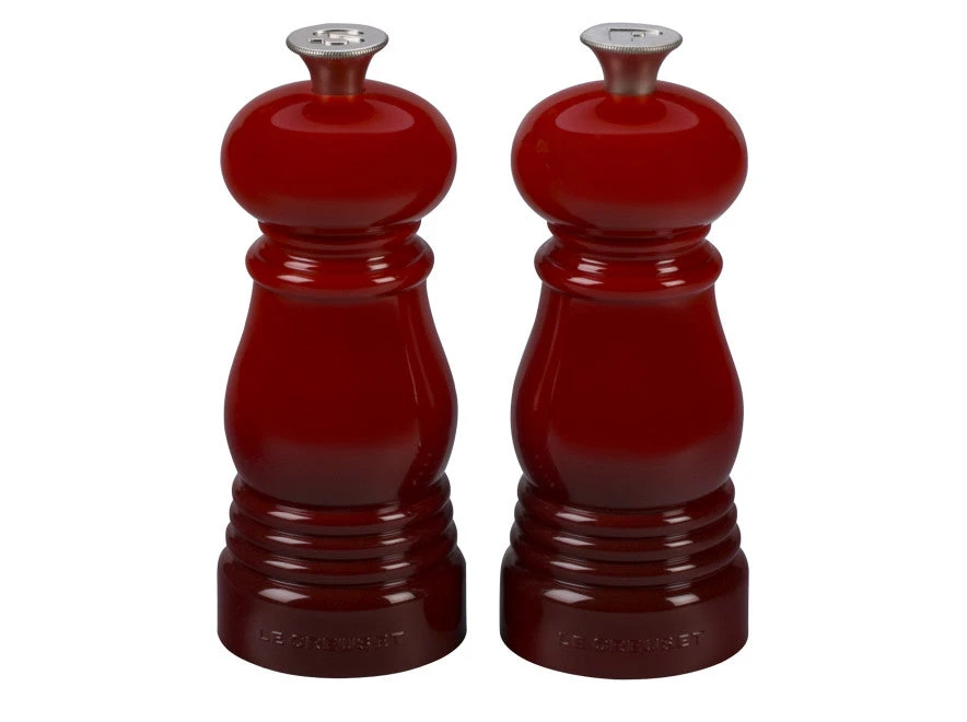 Le Creuset Salt And Pepper Mill 2-Piece Set 3 Le Creuset Salt And Pepper Mill 2-Piece Set