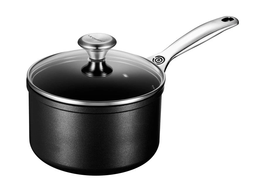 Le Creuset Toughened Nonstick PRO Saucepan W/Glass Lid 3 Le Creuset Toughened Nonstick PRO Saucepan W/Glass Lid