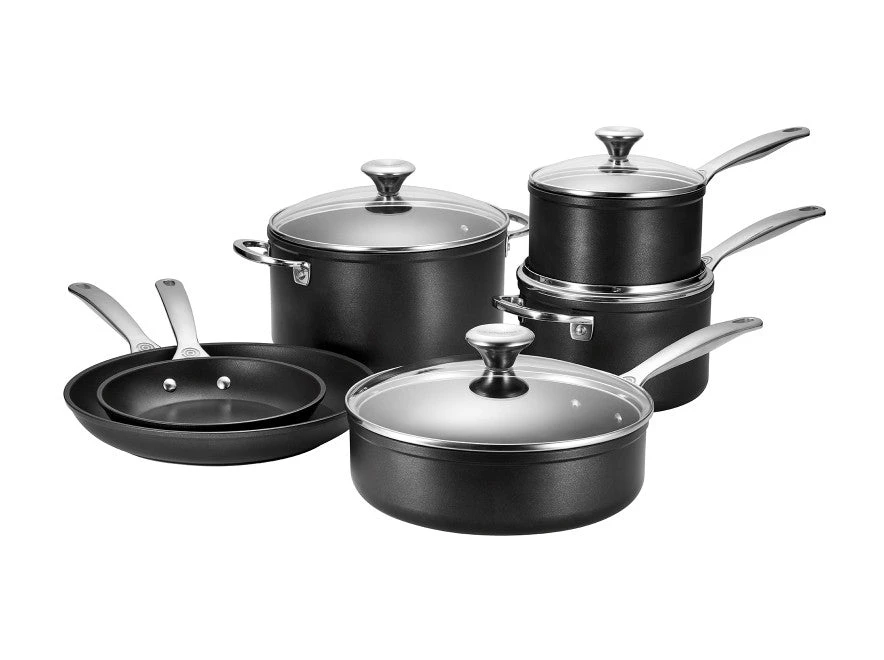 Le Creuset 10-Piece Toughened Nonstick PRO Set 3 Le Creuset 10-Piece Toughened Nonstick PRO Set