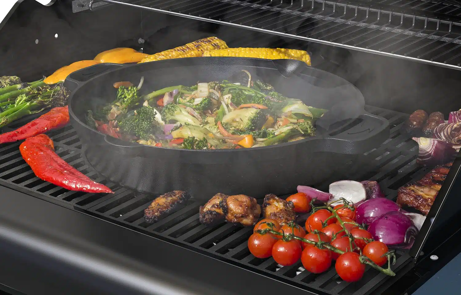 Front Page -Gourmet Grills griddle pan lifestyle
